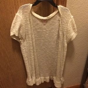 Cardigan, short sleeve